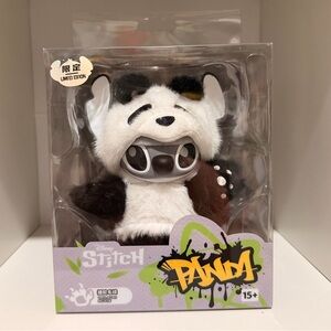MINISO Gen Z Stitch Panda (China Exclusive) Vinyl Plush Pendant.
